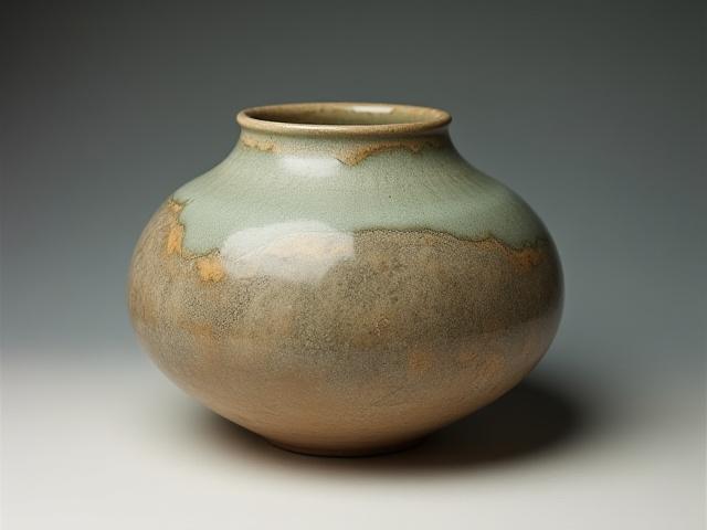 Hand-Thrown Ceramic Vessel
